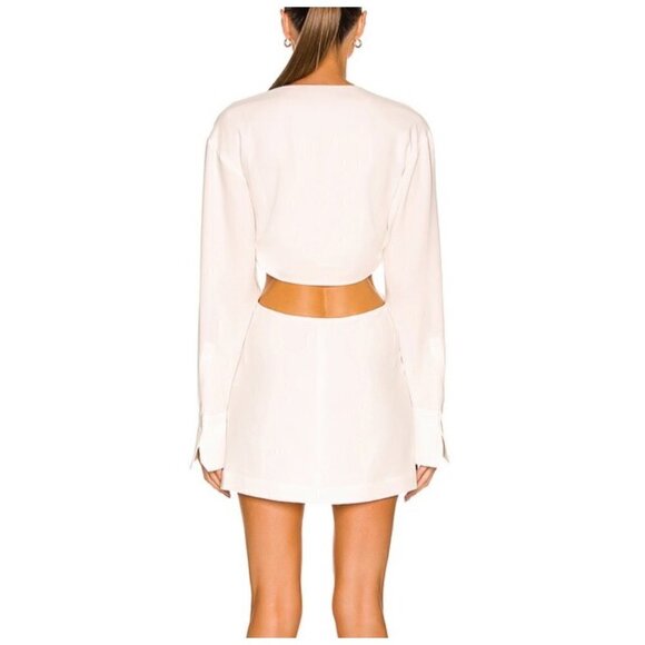 A.L.C Zoey long sleeves dress, white, size 12 - Picture 2 of 12